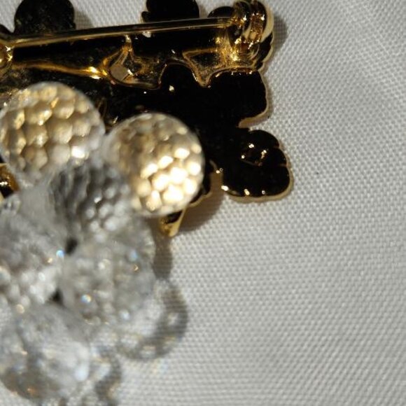 Swarovski crystal grape cluster brooch vintage - Picture 3 of 5